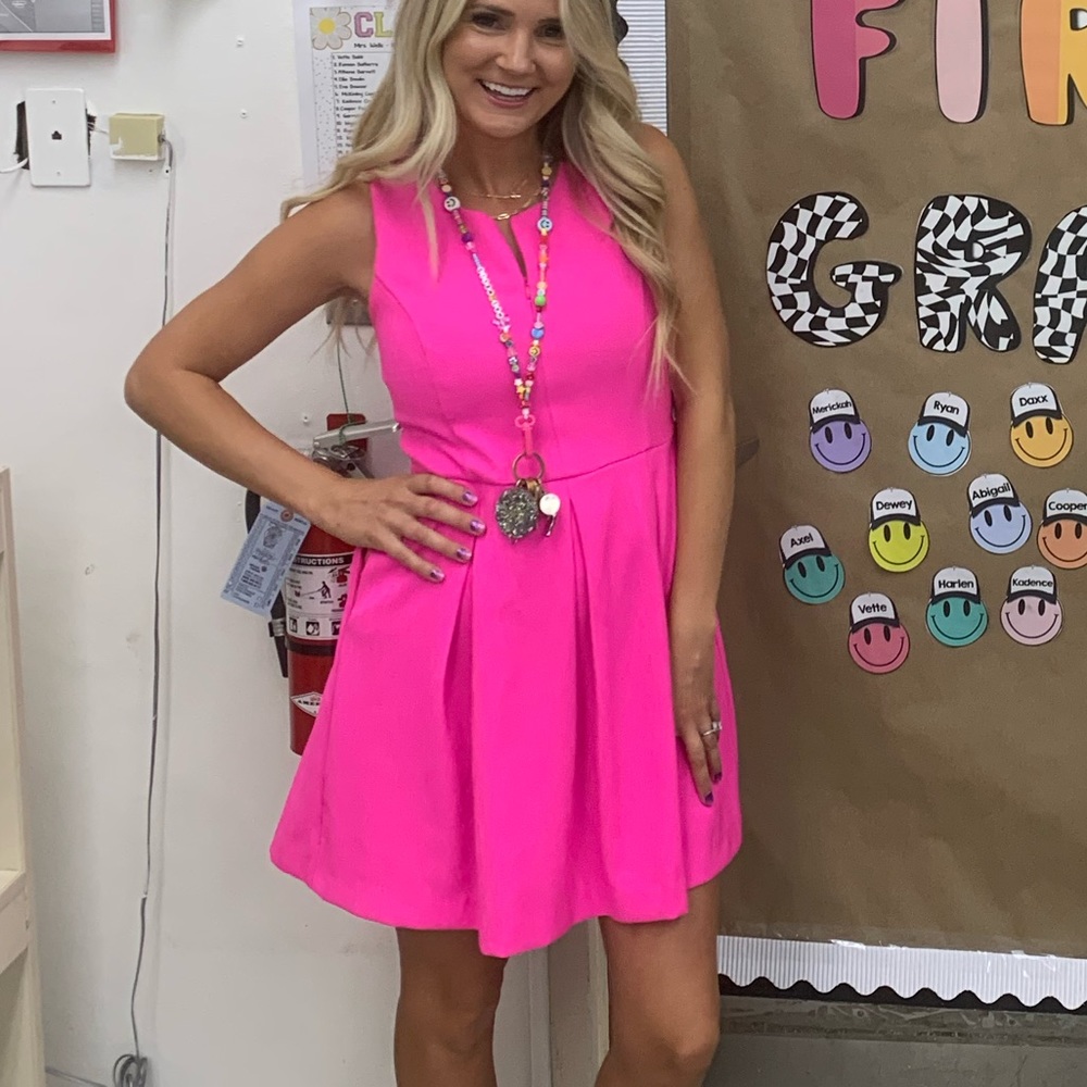 Bright Pink Vici Dolls dress